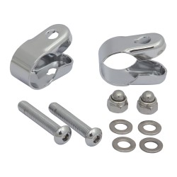 Handlebar Rack Clamps 1" Clamps Chrome