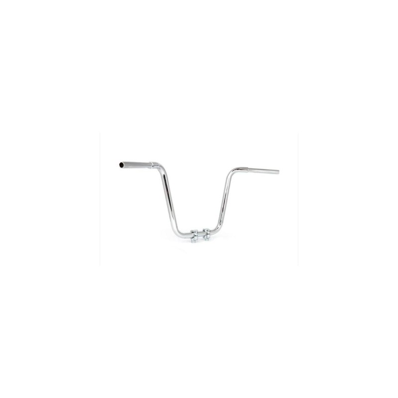 400 Fat Ape Hanger Handlebar with 1 1/4" Clamp Diameter Chrome 1 1/4" Throttle Cables