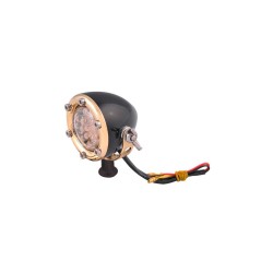 LED Taillight Brass Black LED