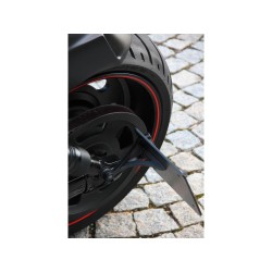 Sidemount License Plate Bracket Kit Austria 210 x 170 mm Black Powder Coated