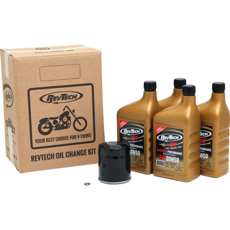 Synthetic Performance MTP 4 Qt SAE20W50 Oil Change Kit Black Oil Filter