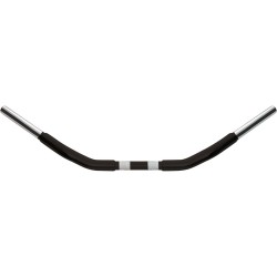 1 1/4" Chubby Street Fighter Handlebar Black Powder Coated 1 1/4" Throttle By Wire