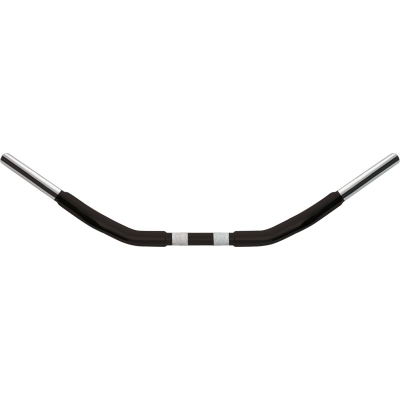 1 1/4" Chubby Street Fighter Handlebar Black Powder Coated 1 1/4" Throttle By Wire