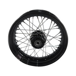 OEM Style 40-Spoke Wheels Black 16" 3,00" Front