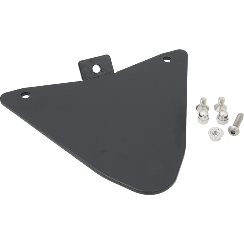 Solo Seat Plate Black Powder Coated