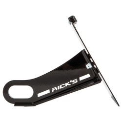 Long License Plate Side Mount Kit Long, German specification Gloss Black