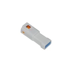 JST 3-Position Tab Connector with Wire Seal White
