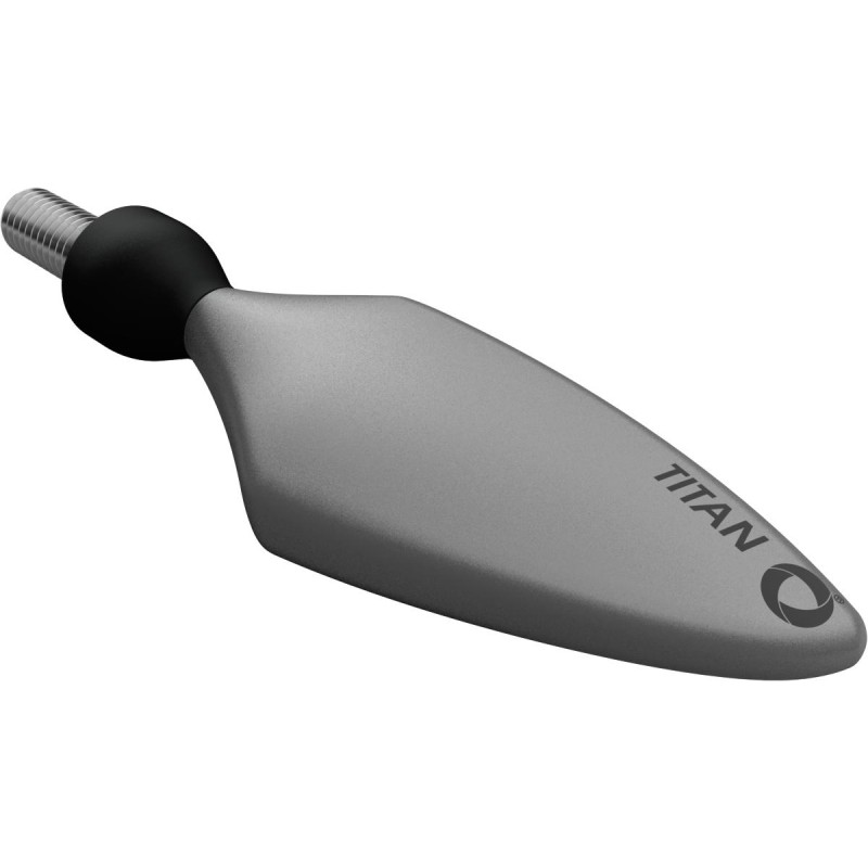 Micro Rhombus Titan LED Turn Signal Front Right/Rear Left Titanium Satin Clear LED