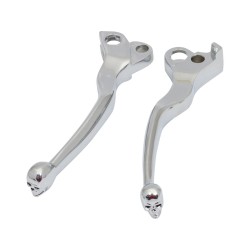 Skull Hand Control Replacement Lever Chrome Cable Clutch