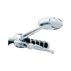 Ellipse Mirror Flat glass Chrome