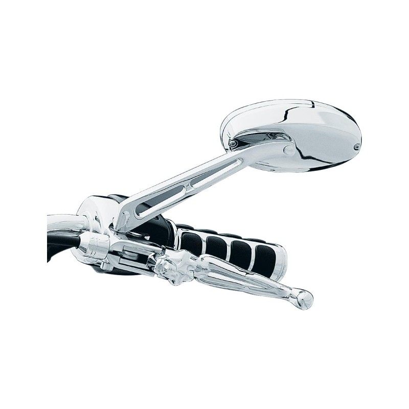 Ellipse Mirror Flat glass Chrome