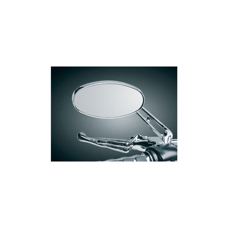 Ellipse Mirror Flat glass Chrome