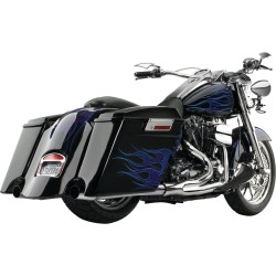 Extended Saddlebag With exhaust cutout White Rear Left