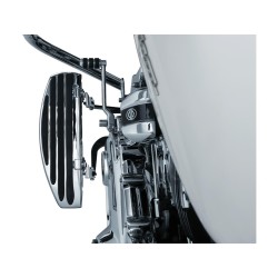 Driver Floorboard Relocation Brackets Chrome