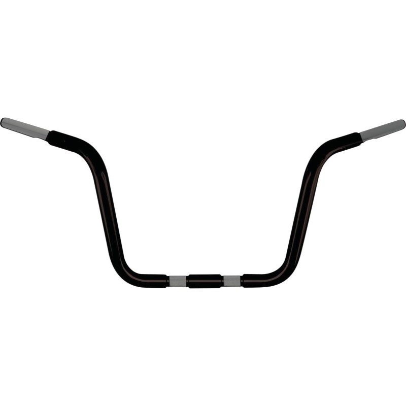 12.5 Chubby Springer Classic Ape Hanger Handlebar Black Powder Coated 1 1/4" Throttle By Wire