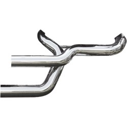 Shotgun Custom Headers Heatshield black smooth Black