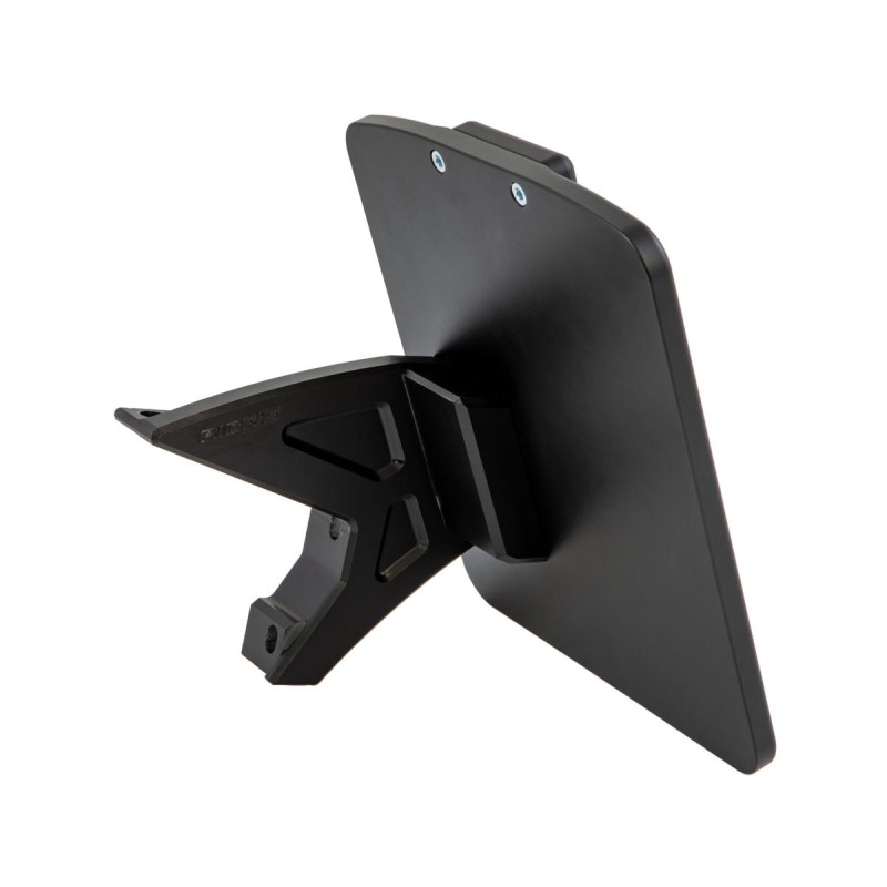 FXDR Aluminum License Plate Side Mount Kit German Size, Short Flat Black Satin