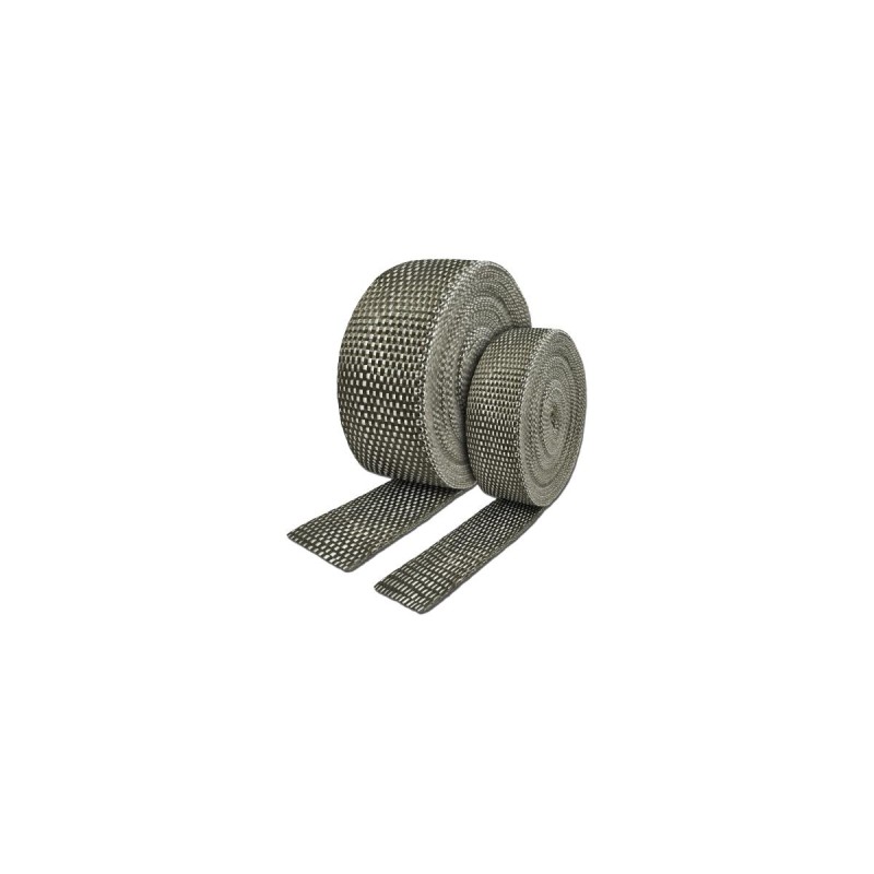 Insulating Exhaust Wrap 1" x 1/16" x 50 Ft. Roll Platinum