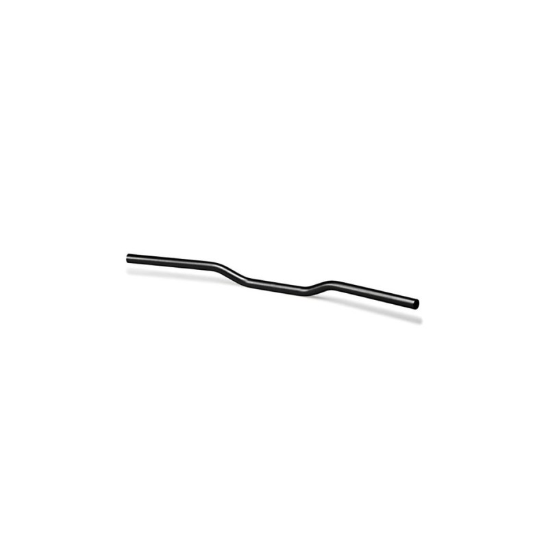 1" Street Bar Handlebar Width: 850 mm Non-Dimpled Black Powder Coated Steel Throttle Cables