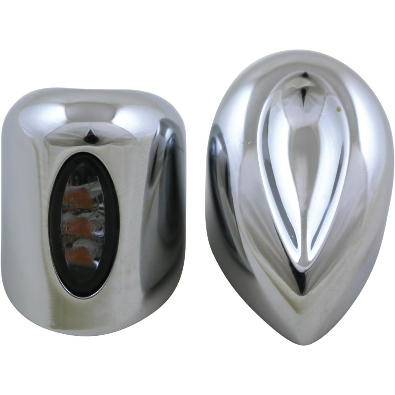 Road Glide Elypse Front Turn Signals Chrome Smoke LED