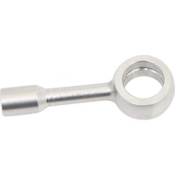 10 mm, Vario Line Banjo Fitting Type 000, Straight Stainless Steel