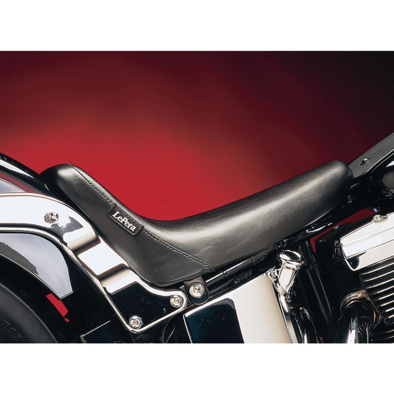 Bare Bones Gel Solo Seat Smooth Black Vinyl