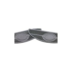 Oval Floorboard Replacement Pads Black
