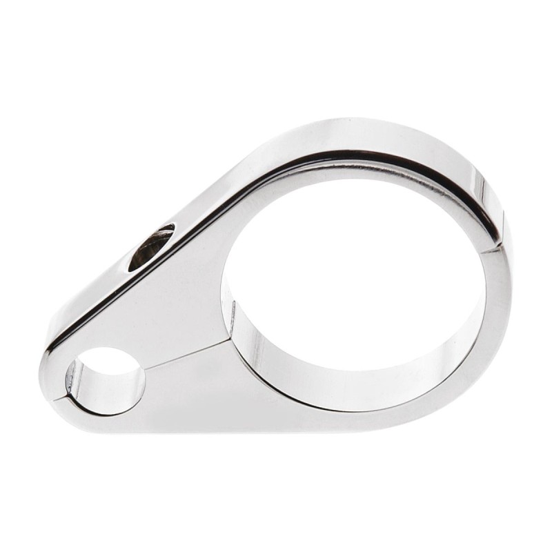Cable Clamp For clutch cable and 1-3/8" diameter tubing Chrome