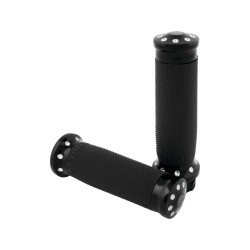 Tracker Grip Set Contrast Cut Anodized 1" Throttle Cables