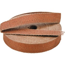 Insulating Exhaust Wrap 2" x 1/16" x 50 Ft. Roll Copper