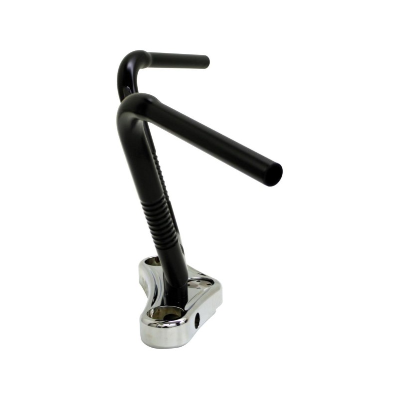 1 1/4" Cocktail Handlebar Black Powder Coated 1 1/4"