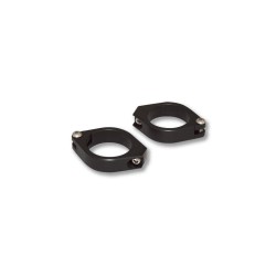 Turn Signal Bracket For 35 - 37 mm fork tubes Black