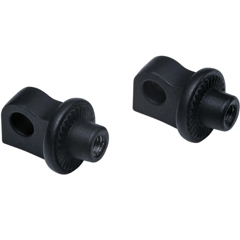 Splined Peg Adapters Black Satin