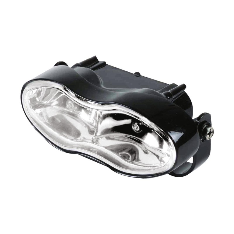 Wave High Beam and Fog Light Clear Lens Black H3