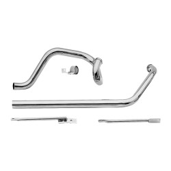 Independent Dual Softail Headers Chrome 1,75"