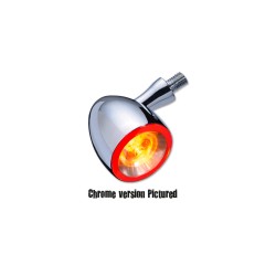 Bullet 1000 DF LED Turn Signal/Taillight/Brake Light Chrome Satin Clear LED