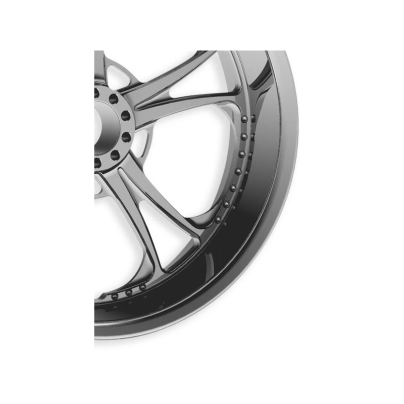 T-5 Wheel Chrome 23" 3,50" ABS Single Flange Front