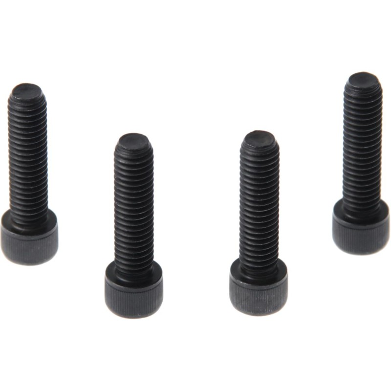 Triple Tree Screw Set (4 piece set), Black Triple Tree Screw Set