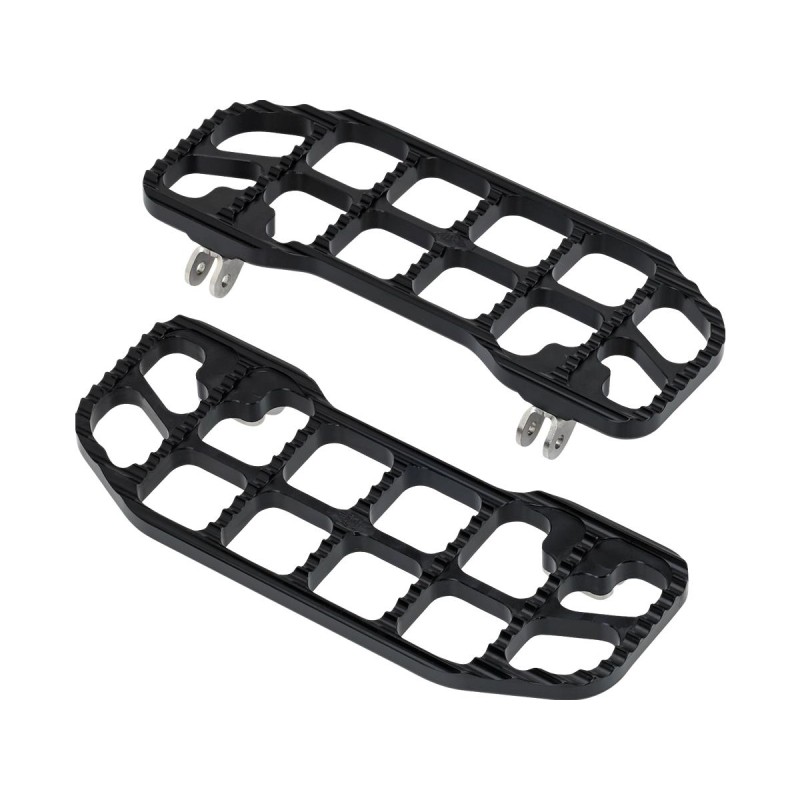 Serrated Floorboards Black, Anodized