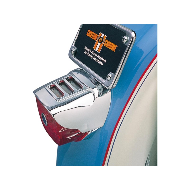 Slotted Tailight Cover Chrome