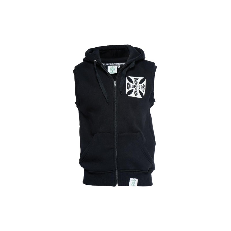 Iron Cross Sleeveless Hoodie