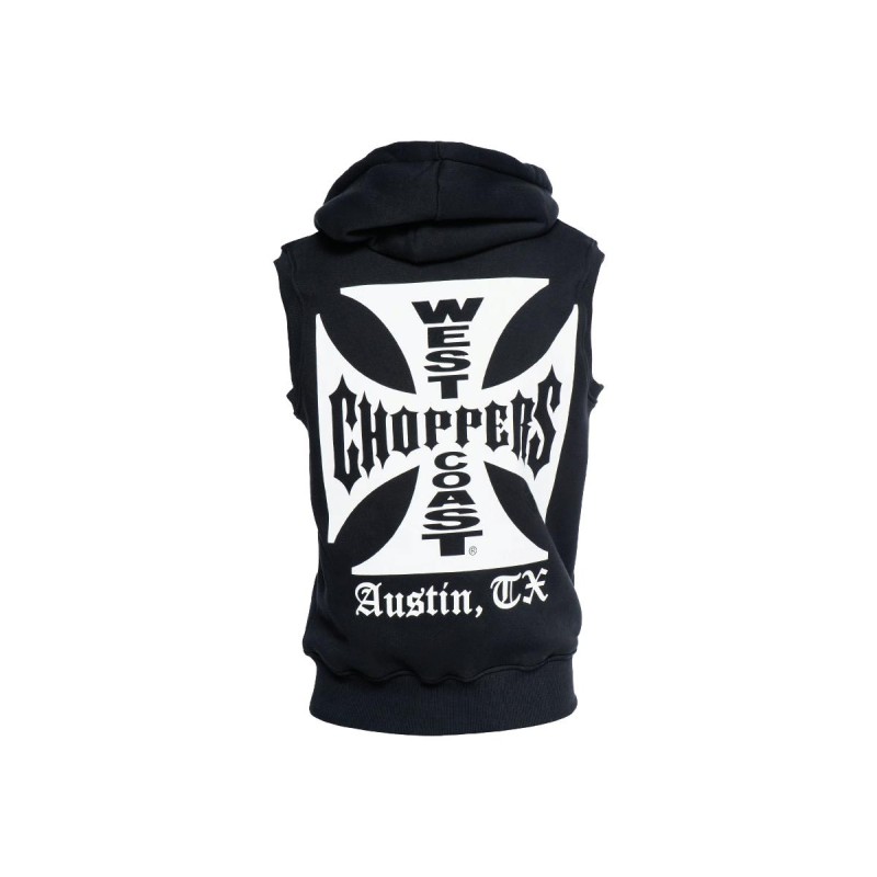 Iron Cross Sleeveless Hoodie
