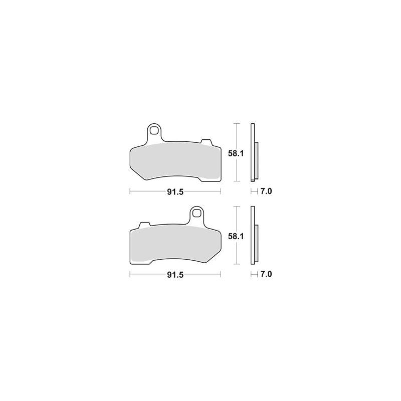 Sinter Street Replacement Brake Pads Sinter Front