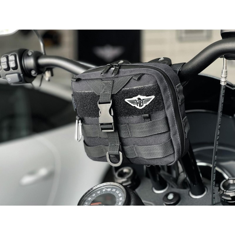 Club-Style Handlebar Bag Black