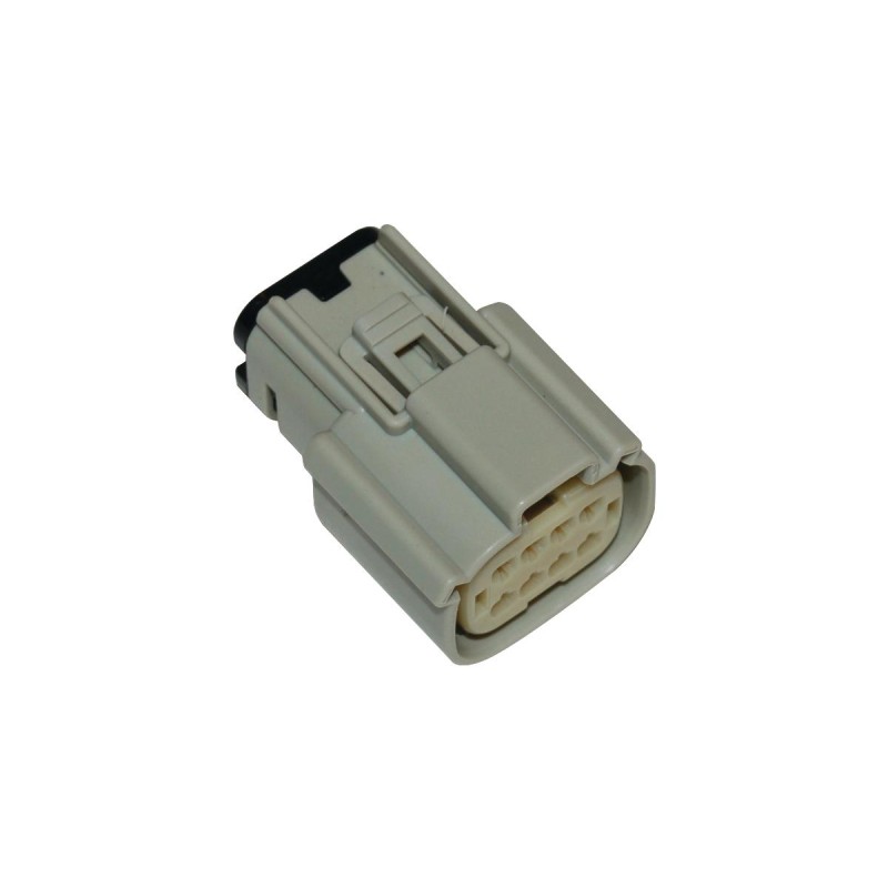 8-Position Molex MX-150 Series Male Connector Gray
