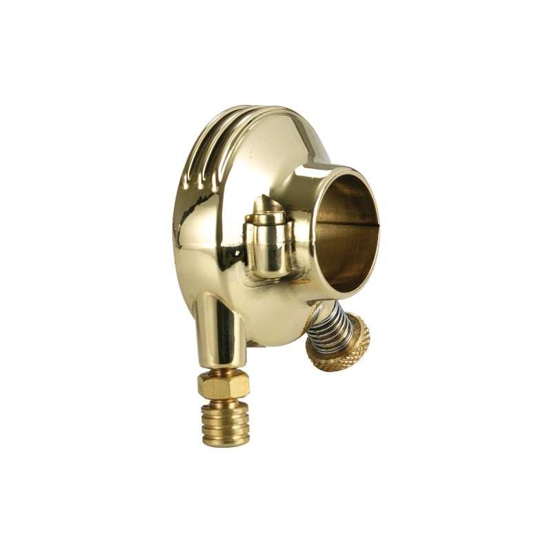 Deluxe External Throttle Housing With Brass Throttle Clamp Screw and Cable Register Brass Polished 1" Single Cable