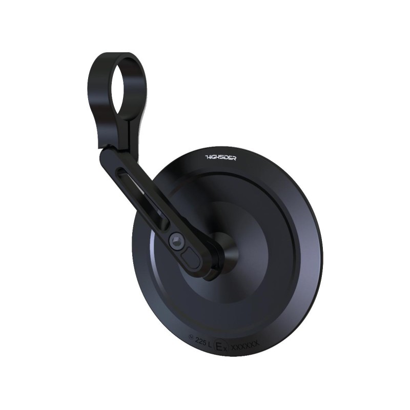 Montana-Slim Handlebar End Mirror Long Version Black Satin