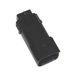 8-Position Molex MX-150 Series Male Connector Black