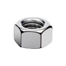 Hex Nut Pack Chrome Hex head 3/8"-24 UNF
