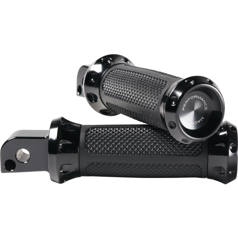 Overdrive Passenger Pegs Black, Anodized